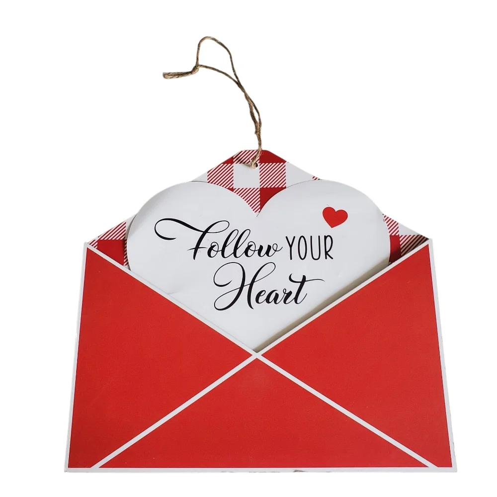 New Love-Themed Home Party Decor Set - Red and White Valentines